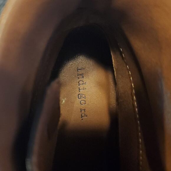 Indigo Rd. Woman's Combat boots Black Tan accents New Size 10 - Picture 7 of 9